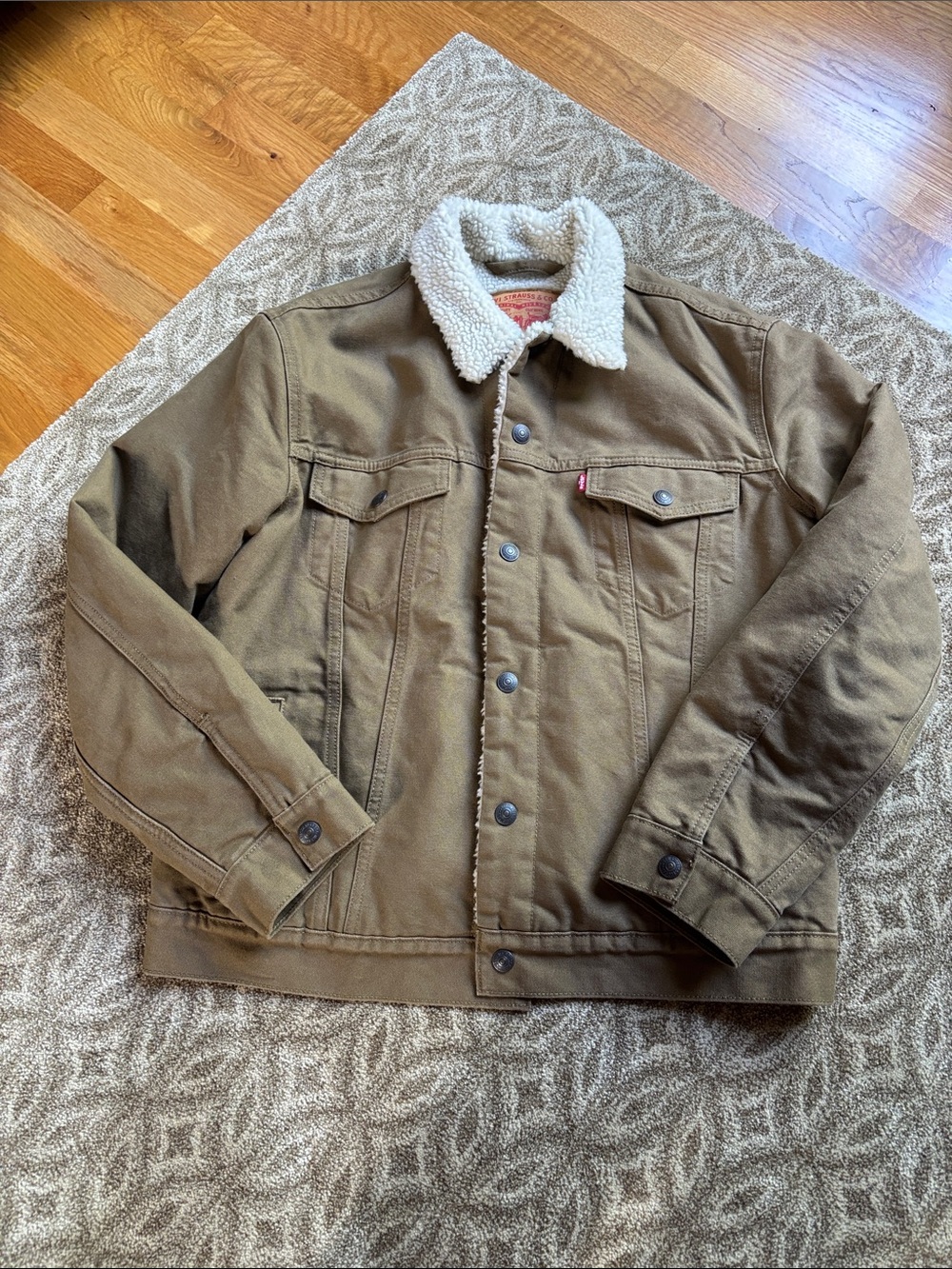 Levi's Brown Sherpa Lined Trucker Jacket